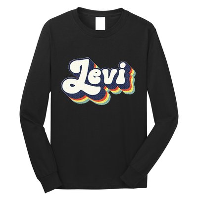 Levi Name Personalized Surname First Name Levi Long Sleeve Shirt
