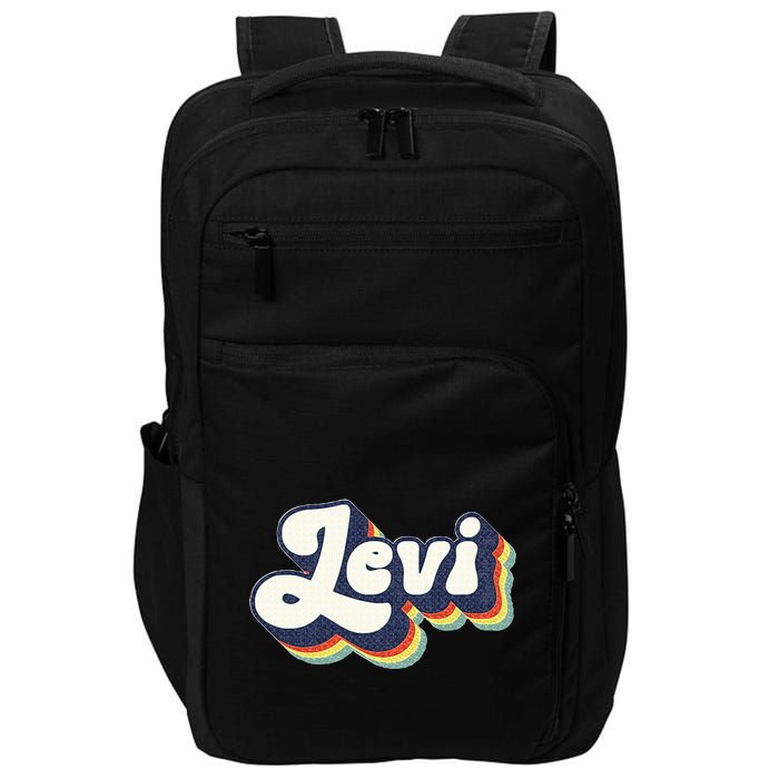 Levi Name Personalized Surname First Name Levi Impact Tech Backpack