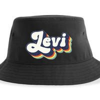 Levi Name Personalized Surname First Name Levi Sustainable Bucket Hat