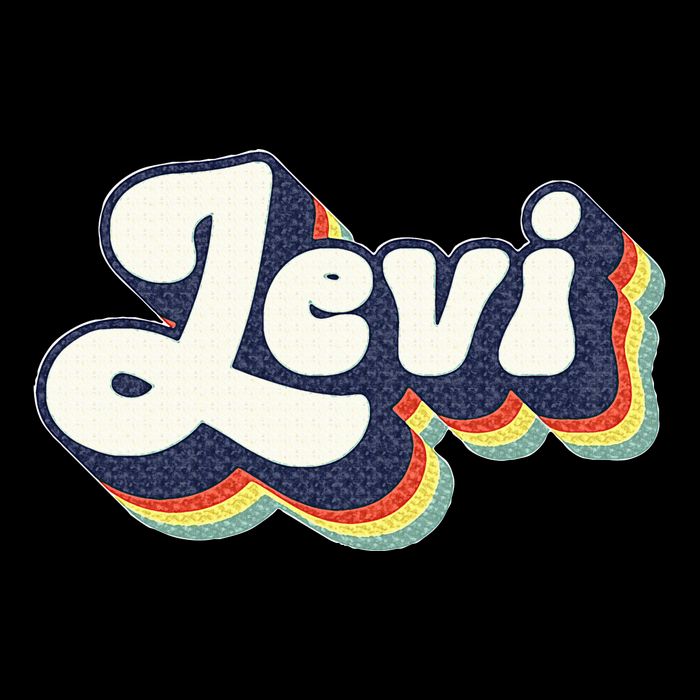 Levi Name Personalized Surname First Name Levi Button