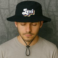 Levi Name Personalized Surname First Name Levi Bucket Hat