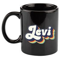Levi Name Personalized Surname First Name Levi 11oz C Handle Ceramic Mug