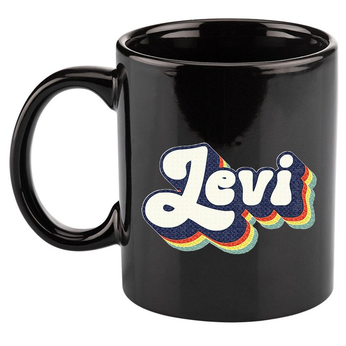 Levi Name Personalized Surname First Name Levi 11oz C Handle Ceramic Mug