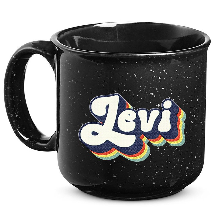 Levi Name Personalized Surname First Name Levi 15oz Campfire Ceramic Mug