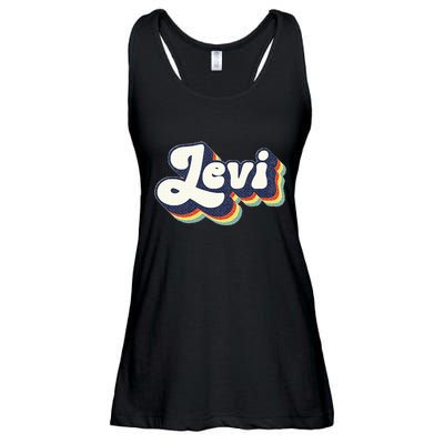 Levi Name Personalized Surname First Name Levi Ladies Essential Flowy Tank