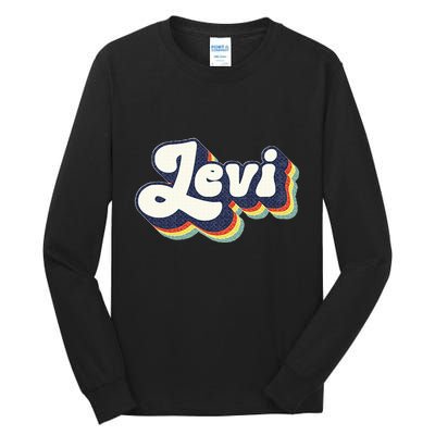 Levi Name Personalized Surname First Name Levi Tall Long Sleeve T-Shirt