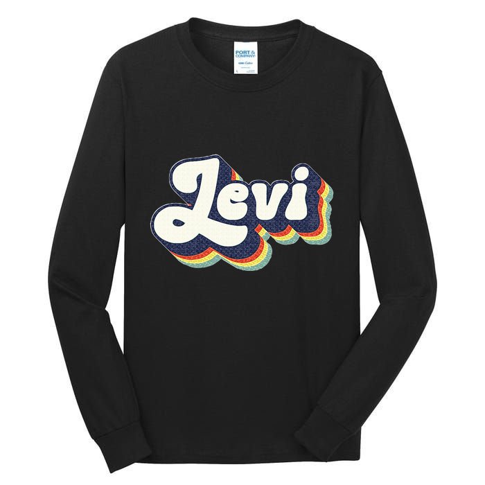 Levi Name Personalized Surname First Name Levi Tall Long Sleeve T-Shirt