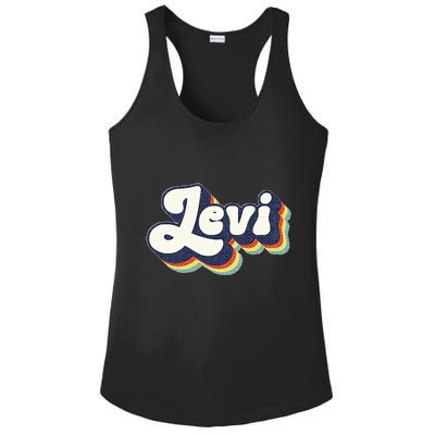 Levi Name Personalized Surname First Name Levi Ladies PosiCharge Competitor Racerback Tank