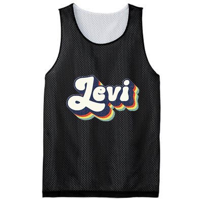 Levi Name Personalized Surname First Name Levi Mesh Reversible Basketball Jersey Tank