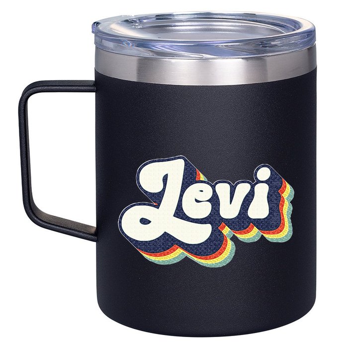 Levi Name Personalized Surname First Name Levi 12oz Stainless Steel Coffee Mug