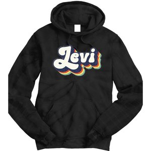 Levi Name Personalized Surname First Name Levi Tie Dye Hoodie