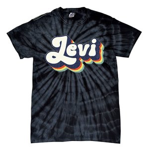 Levi Name Personalized Surname First Name Levi Tie-Dye T-Shirt