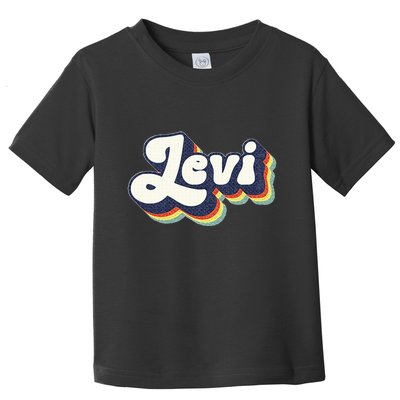 Levi Name Personalized Surname First Name Levi Toddler T-Shirt