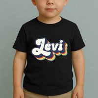 Levi Name Personalized Surname First Name Levi Toddler T-Shirt