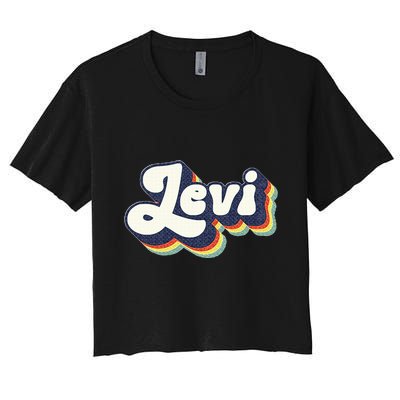 Levi Name Personalized Surname First Name Levi Crop Top