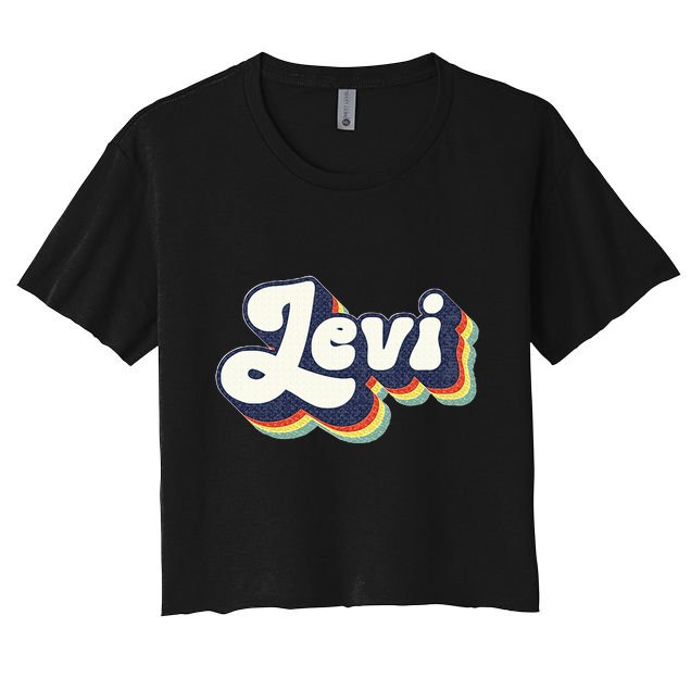 Levi Name Personalized Surname First Name Levi Crop Top