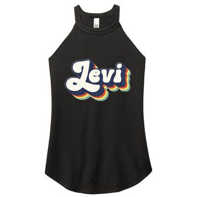 Levi Name Personalized Surname First Name Levi Women's Perfect Tri Rocker Tank