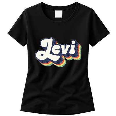 Levi Name Personalized Surname First Name Levi Womens T-Shirt