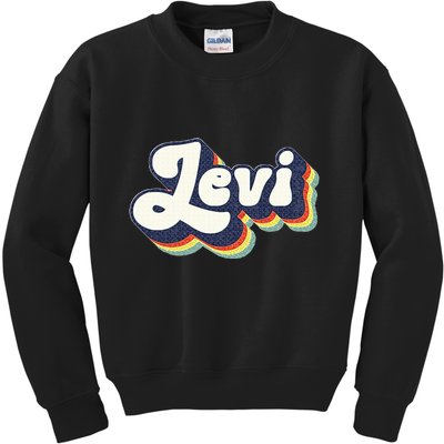 Levi Name Personalized Surname First Name Levi Kids Sweatshirt