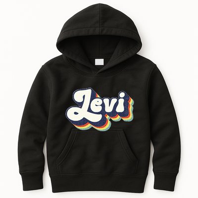 Levi Name Personalized Surname First Name Levi Kids Hoodie