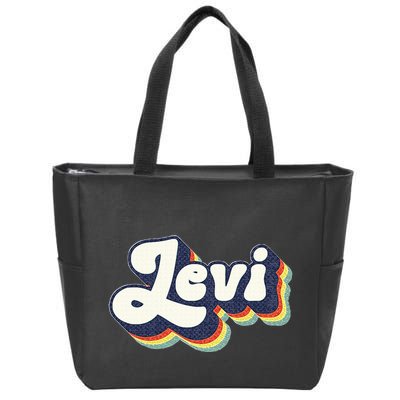 Levi Name Personalized Surname First Name Levi Zip Tote Bag