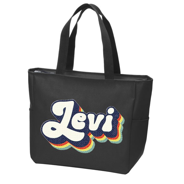 Levi Name Personalized Surname First Name Levi Zip Tote Bag