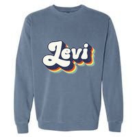Levi Name Personalized Surname First Name Levi Garment-Dyed Sweatshirt