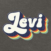 Levi Name Personalized Surname First Name Levi Cotton Canvas Backpack