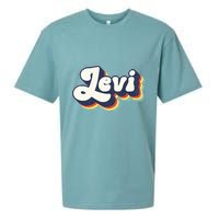 Levi Name Personalized Surname First Name Levi Sueded Cloud Jersey T-Shirt