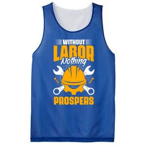 Labor Nothing Prospers Patriotic Laborer Happy Labor Day Gift Mesh Reversible Basketball Jersey Tank