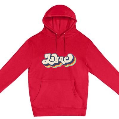 Layne Name Personalized Surname First Name Layne Premium Pullover Hoodie