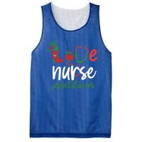 Love Nurse Practitioner Stethoscope Christmas SantaS Nurse Cute Gift Mesh Reversible Basketball Jersey Tank