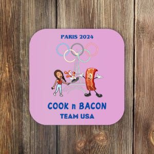 Limited Number1zie Paris 2024 Cook N Bacon Usa Coaster