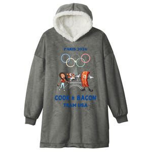 Limited Number1zie Paris 2024 Cook N Bacon Usa Hooded Wearable Blanket