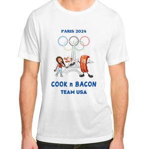 Limited Number1zie Paris 2024 Cook N Bacon Usa Adult ChromaSoft Performance T-Shirt