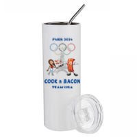 Limited Number1zie Paris 2024 Cook N Bacon Usa Stainless Steel Tumbler