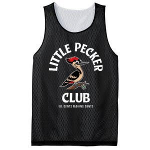 Little Nature Pecker Club Funny Woodpecker Mesh Reversible Basketball Jersey Tank