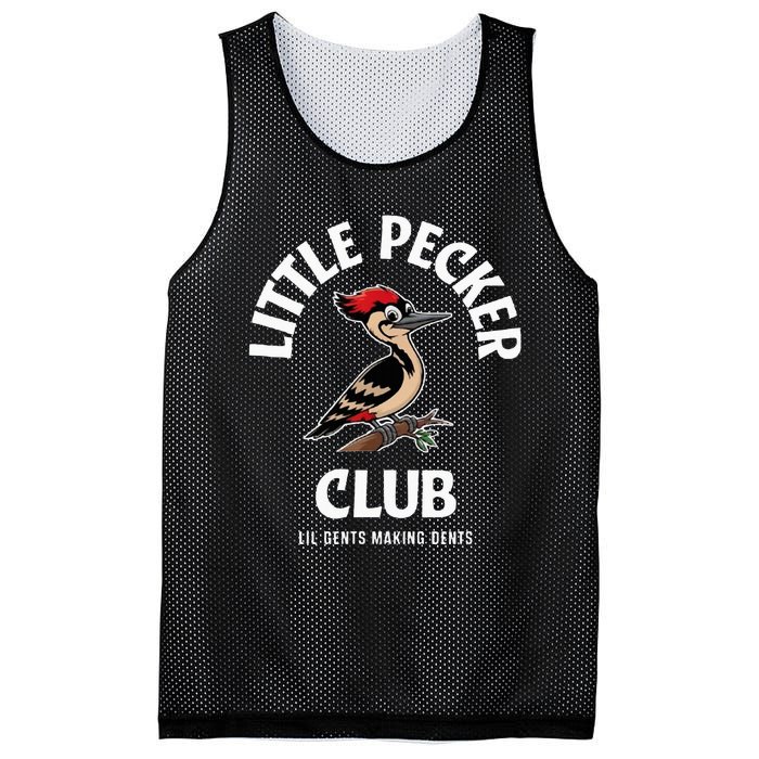 Little Nature Pecker Club Funny Woodpecker Mesh Reversible Basketball Jersey Tank