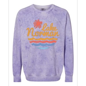 Lake Norman Retro Logo Colorblast Crewneck Sweatshirt