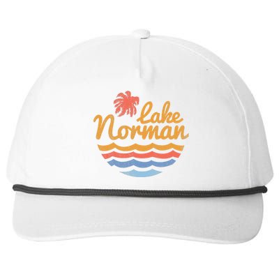 Lake Norman Retro Logo Snapback Five-Panel Rope Hat