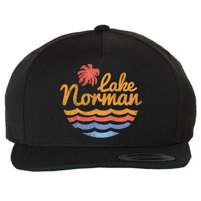 Lake Norman Retro Logo Wool Snapback Cap