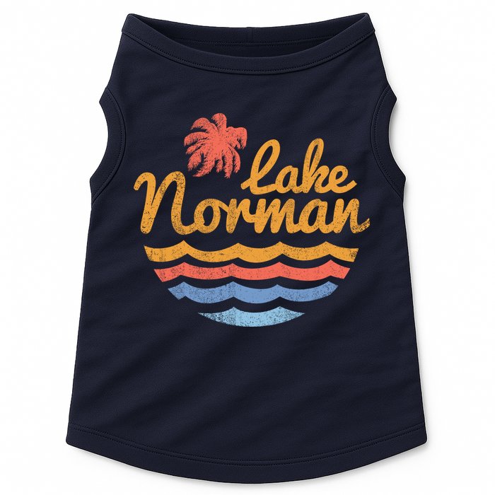 Lake Norman Retro Logo Doggie Tank
