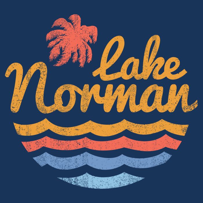 Lake Norman Retro Logo Doggie Tank