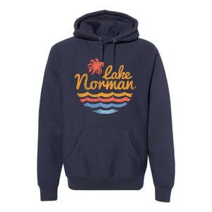 Lake Norman Retro Logo Premium Hoodie