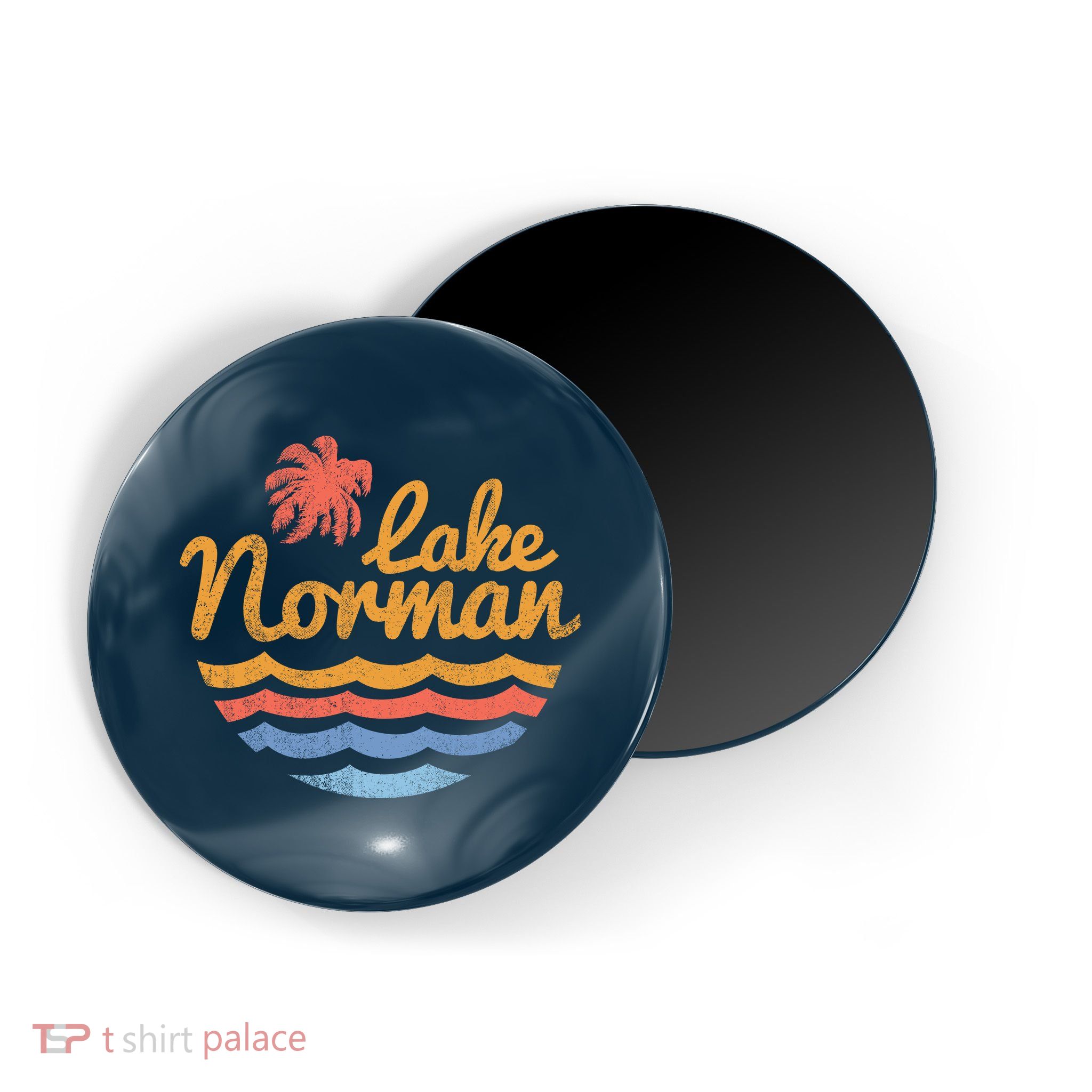 Lake Norman Retro Logo Magnet