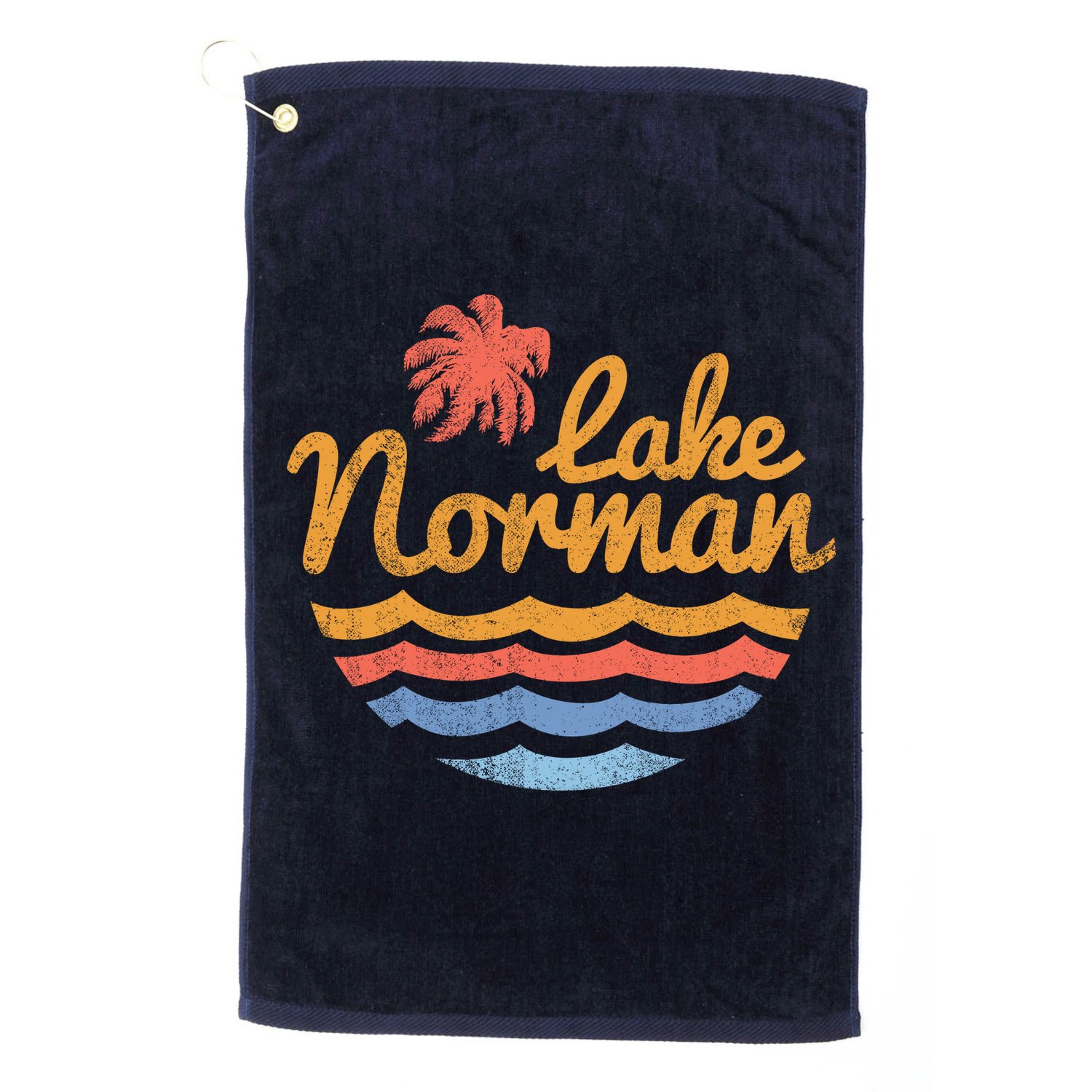 Lake Norman Retro Logo Golf Towel