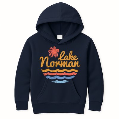 Lake Norman Retro Logo Kids Hoodie