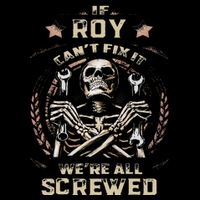 Last Name Roy If Roy CanT Fix It Drawstring Bag