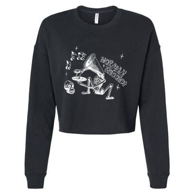 Limited Norman Records Cropped Pullover Crew
