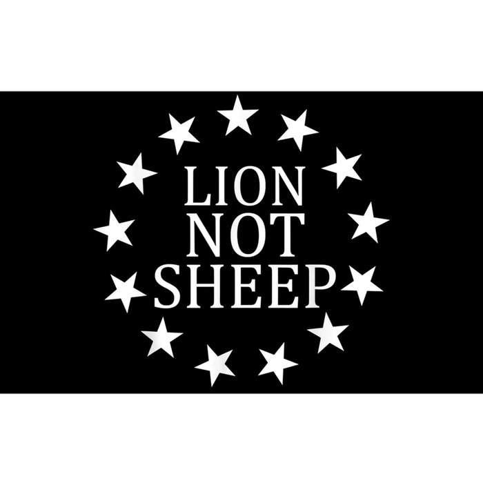 Lion Not Sheep Bumper Sticker